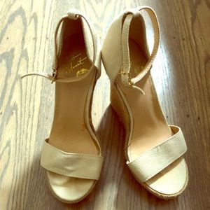 Super Wedge Canvas Strap Sandals